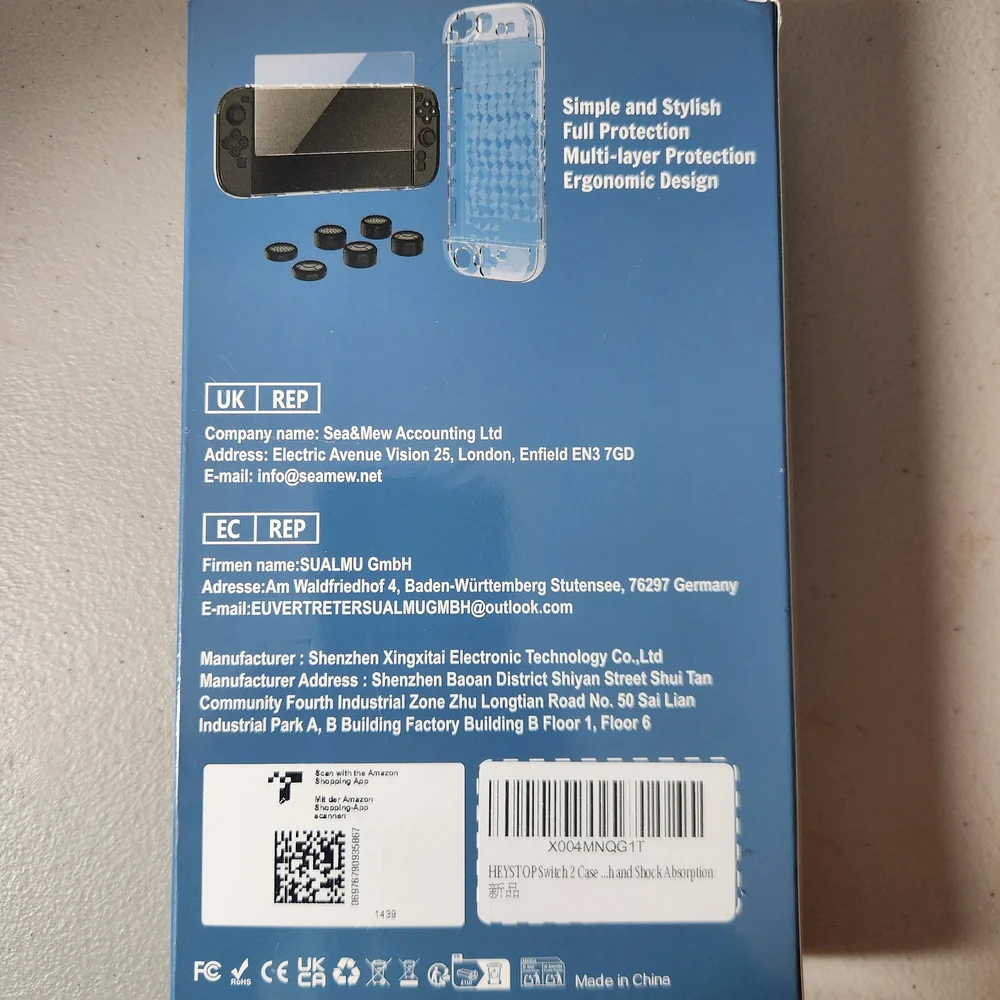 Clear Protective Case for Switch 2